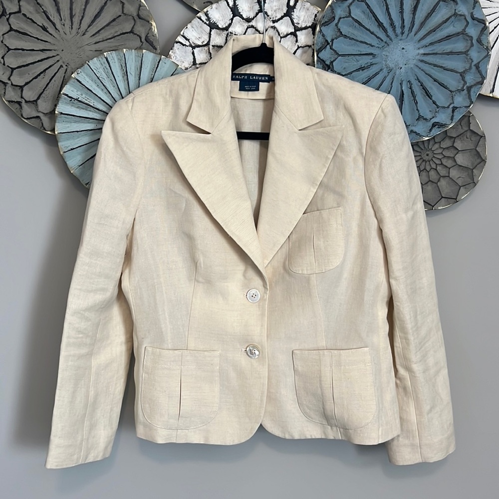 Ralph Lauren linen blazer